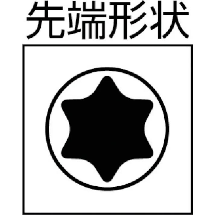 【CAINZ-DASH】アネックスツール 差替式ドライバーセット へクスローブビット L型 7本 6070-T【別送品】
