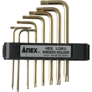 【CAINZ-DASH】アネックスツール L型ヘクスローブレンチセット穴付 8本組 638【別送品】