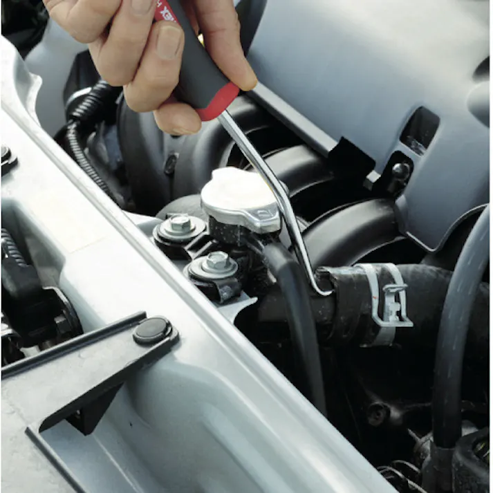 【CAINZ-DASH】兼古製作所 車輌整備用工具(エンジン関連) ホースピック 先端幅25mm 軸長70mm 全長180mm 9115【別送品】