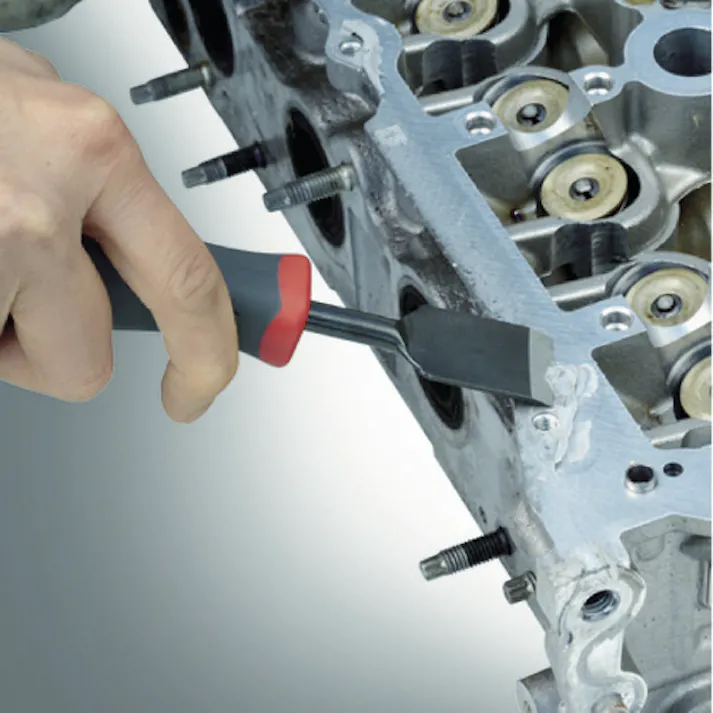 【CAINZ-DASH】兼古製作所 車輌整備用工具(エンジン関連) スクレーパー 先端幅25mm 軸長70mm 全長180mm 9155【別送品】