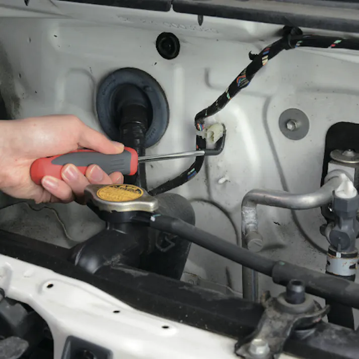 【CAINZ-DASH】兼古製作所 車輌整備用工具(内装関連) クリップリムーバー ライトアングル 差込幅6mm 軸長130mm 全長240mm 9135RA【別送品】