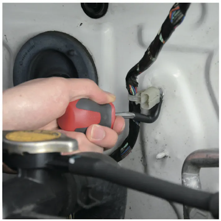 【CAINZ-DASH】兼古製作所 車輌整備用工具(内装関連) クリップリムーバー ライトアングル スタービータイプ 差込幅6mm 軸長60mm 全長105mm 9135RA-S【別送品】