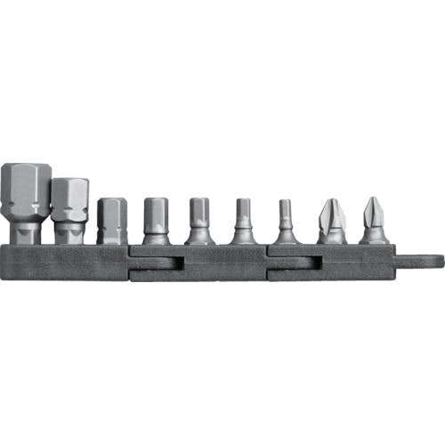 アネックスツール 溝付超短ビット 9PCS プラス&六角レンチ AK-51P-B9H オフセット式ラチェットドライバー用ビット アネックスツール 溝付超短ビット 9PCS プラス&六角レンチ AK-51P-B9H オフセット式ラチェットドライバー用ビット