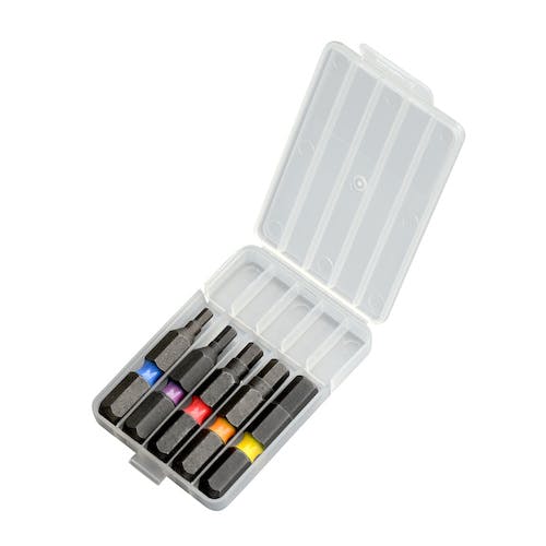 アネックスツール 六角レンチカラービット 5本組 対辺2.5/3/4/5/6×35 ACHX5-35L 片頭ドライバービット(ヘキサゴンタイプ) アネックスツール 六角レンチカラービット 5本組 対辺2.5/3/4/5/6×35 ACHX5-35L 片頭ドライバービット(ヘキサゴンタイプ)