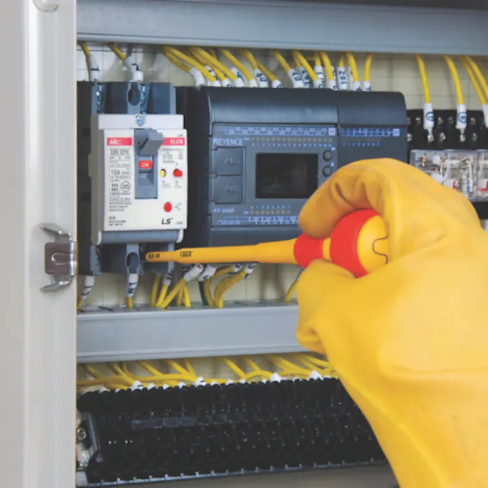 【CAINZ-DASH】アネックスツール スリム絶縁ドライバー +2×150 7900-2-150【別送品】