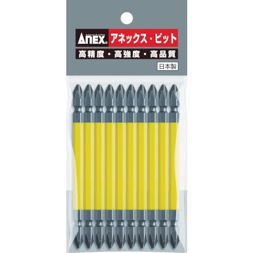 【CAINZ-DASH】アネックスツール カラービット　＋３×６５　（１Ｐｋ（袋）＝１０本入） AC-14M-3-65【別送品】