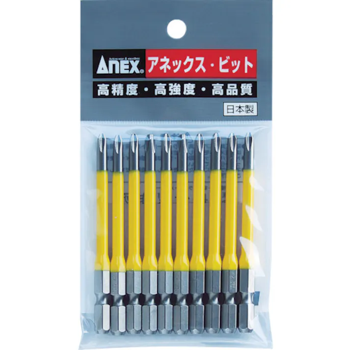 【CAINZ-DASH】アネックスツール カラービット 段付+1×100 (1Pk(袋)=10本入) AC-16M-1-100【別送品】