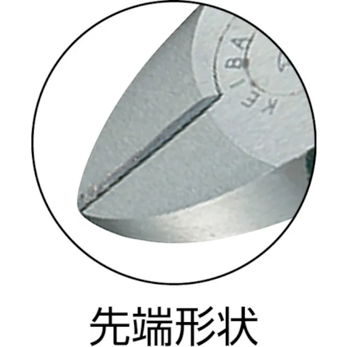 【CAINZ-DASH】マルト長谷川工作所 ヨーロッパタイプ強力ニッパー(ピアノ線用) 145 ET-225【別送品】