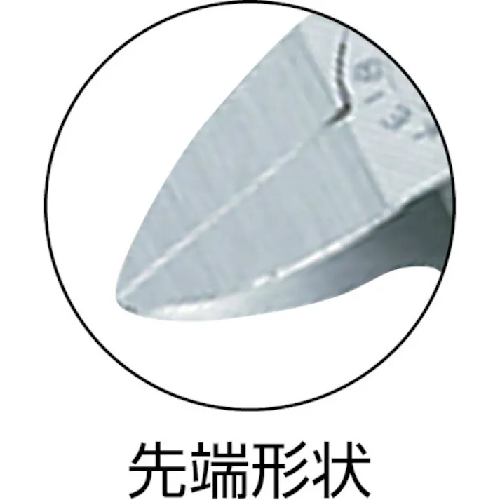 【CAINZ-DASH】マルト長谷川工作所 プラスチック用ニッパー(刃先形状フラット) 125 PL-725【別送品】