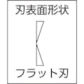 【CAINZ-DASH】マルト長谷川工作所 プラスチック用ニッパー　刃先調節ネジ付（刃先形状フラット）１５０ PL-726A【別送品】