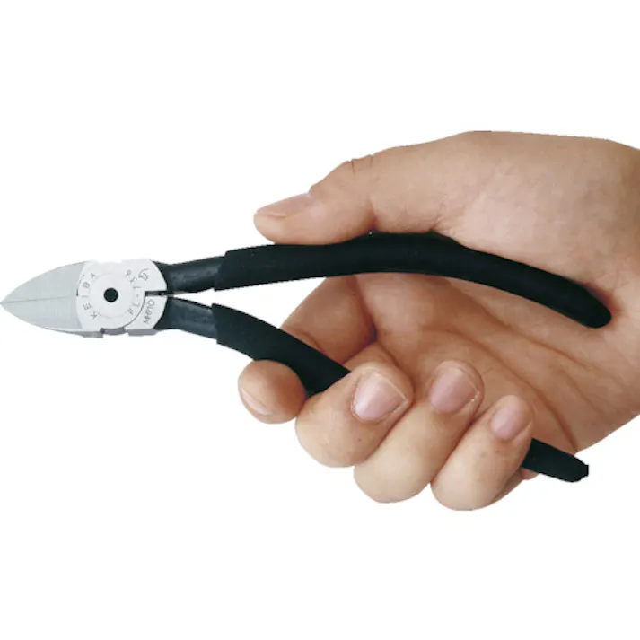 【CAINZ-DASH】マルト長谷川工作所 エルゴニッパー プラスチック用 左利き用(刃先形状スタンダード) 150 PL-736L【別送品】