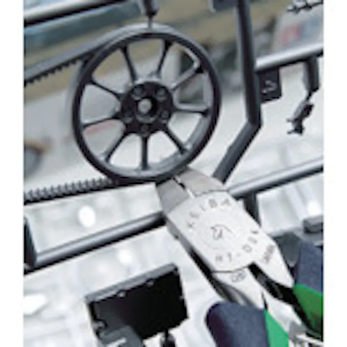 【CAINZ-DASH】マルト長谷川工作所 薄刃ニッパー 2com.ハンドル 110 HTC-D04【別送品】