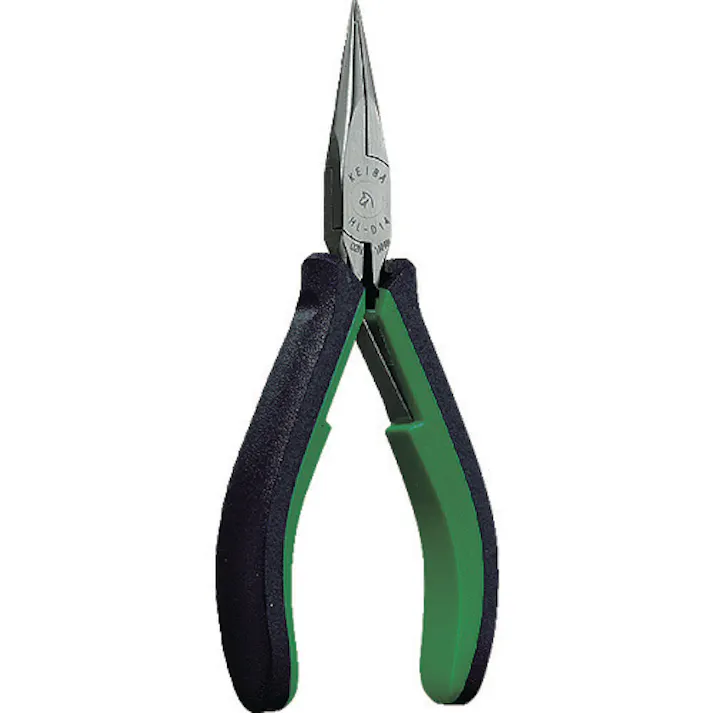 【CAINZ-DASH】マルト長谷川工作所 ラジオペンチ・溝なし 2com.ハンドル 120 HLC-D14【別送品】