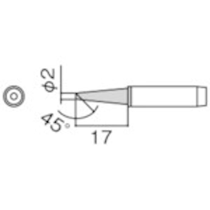 【CAINZ-DASH】白光 こて先　２ＢＣＺ型 900M-T-2BCZ【別送品】