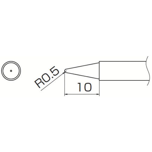 白光 こて先 0.5B型 T13-B2 ステーション型はんだこて 白光 こて先 0.5B型 T13-B2 ステーション型はんだこて