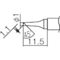 【CAINZ-DASH】白光 こて先　１ＢＣ型 T12-BC1【別送品】