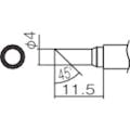 【CAINZ-DASH】白光 こて先　４Ｃ型 T12-C4【別送品】