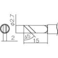 【CAINZ-DASH】白光 こて先　Ｋ型 T12-K【別送品】