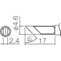 【CAINZ-DASH】白光 こて先　ＫＦ型（Ｚ） T12-KFZ【別送品】