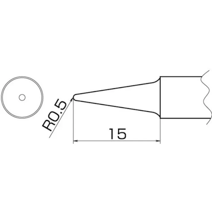 【CAINZ-DASH】白光 こて先 2BL型 T20-BL2【別送品】