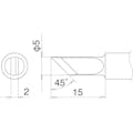 【CAINZ-DASH】白光 こて先　Ｋ型 T22-K【別送品】