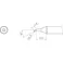 【CAINZ-DASH】白光 こて先/0.2RSSB型 T31-01JS02【別送品】