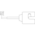 【CAINZ-DASH】白光 ノズル　シングル　２．５ＭＭ N51-01【別送品】