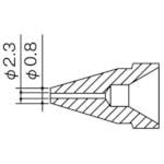 【CAINZ-DASH】白光 ノズル　０．８ＭＭ N61-07【別送品】