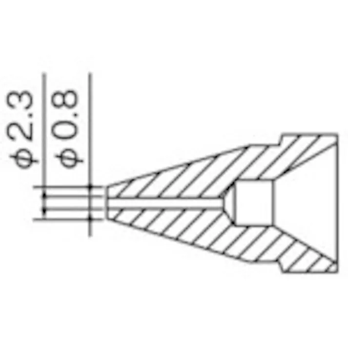 【CAINZ-DASH】白光 ノズル 0.8MM N61-07【別送品】
