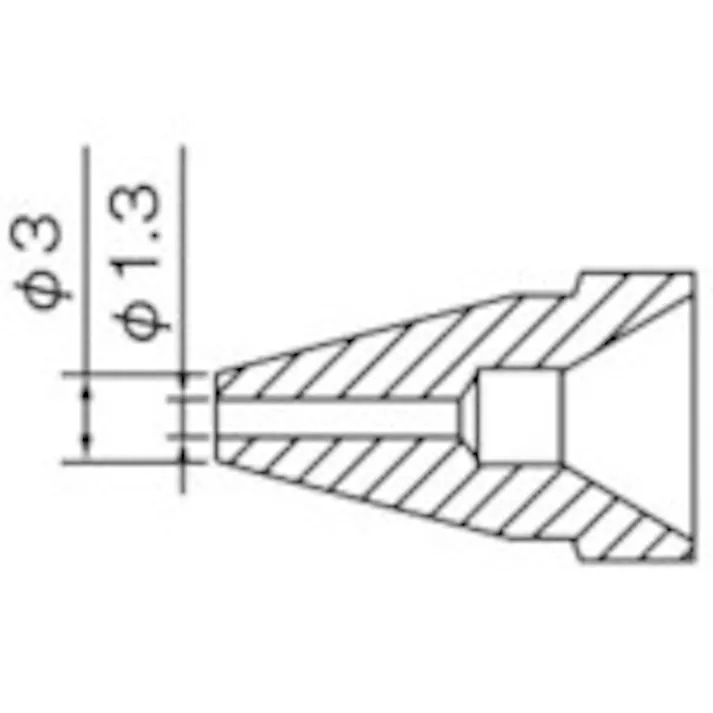 【CAINZ-DASH】白光 ノズル 1.3MM N61-09【別送品】