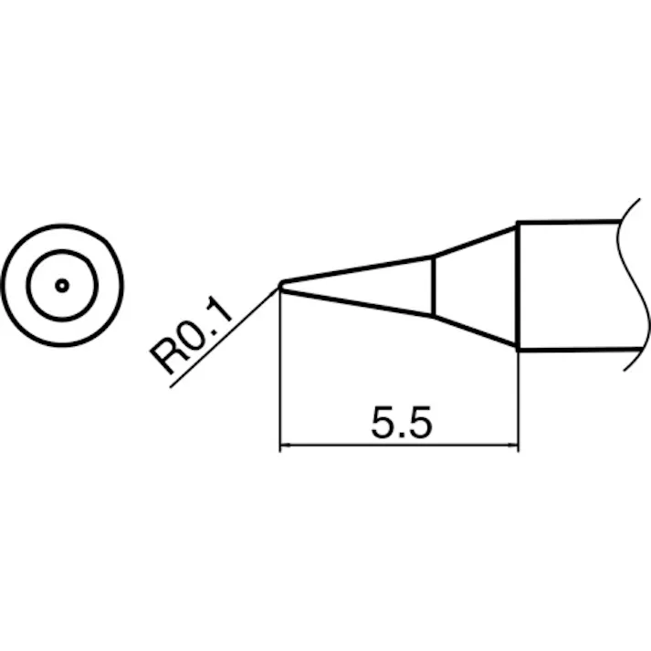 【CAINZ-DASH】白光 こて先 I型 T35-03I【別送品】