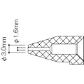 【CAINZ-DASH】白光 はんだ除去器用交換パーツ　ノズル　内径１．６ｍｍ　適合機種ＦＲ－３００ N50B-06【別送品】