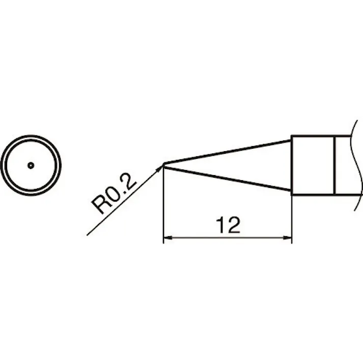 【CAINZ-DASH】白光 こて先 BL型 T36-BL【別送品】