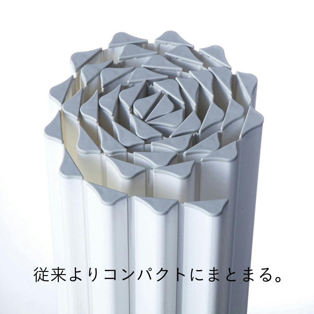 コンパクト波型風呂フタ M10 ホワイト | お風呂グッズ・サウナ