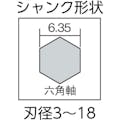 【CAINZ-DASH】スターエム 木工用先三角ショートビット　刃径７．５ｍｍ 5B-075【別送品】