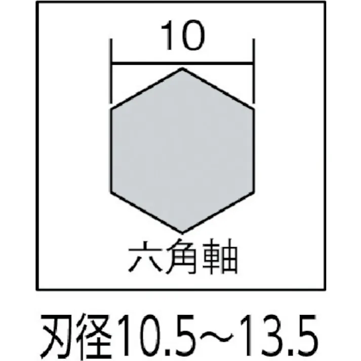 【CAINZ-DASH】スターエム ロングドリル 刃径10.5mm シャンク径10mm 全長500mm 5L-105【別送品】