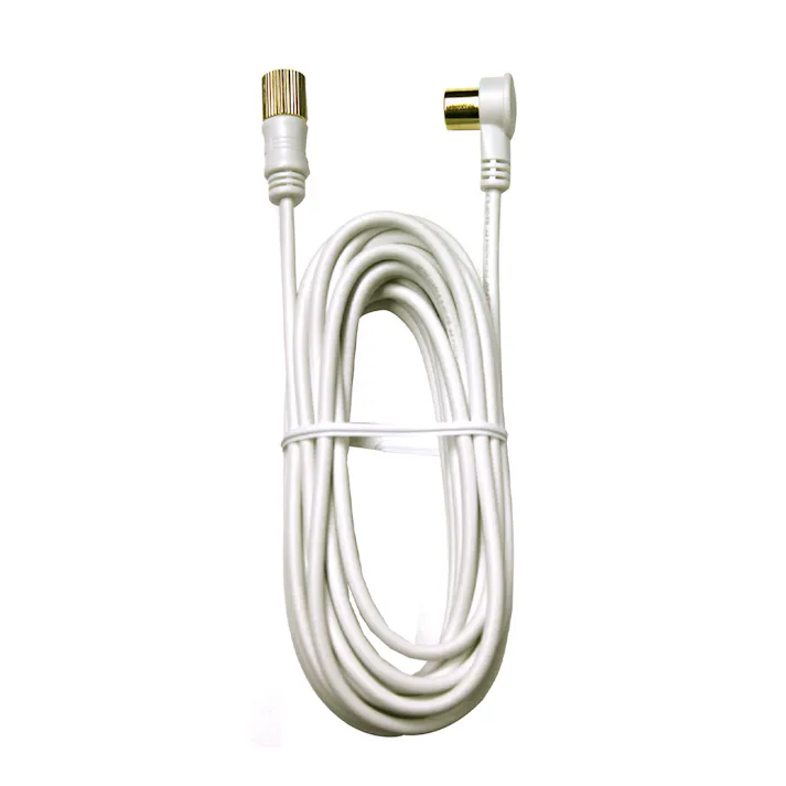 テレビ接続ケーブル 5m 2C スクリュー×L型 NA2GLRS5B