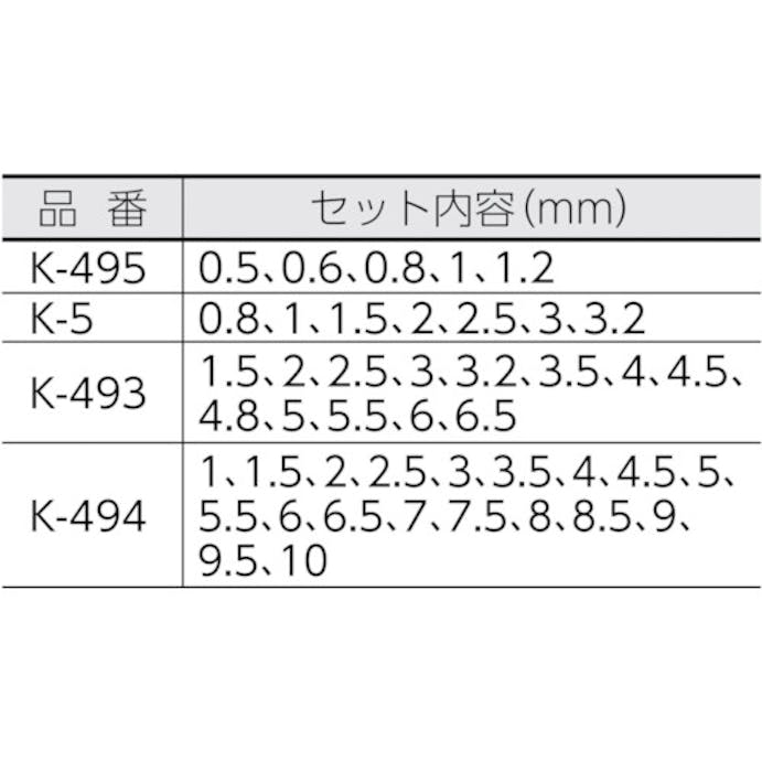 【CAINZ-DASH】ホーザン ドリルセット　７本入り K-5【別送品】