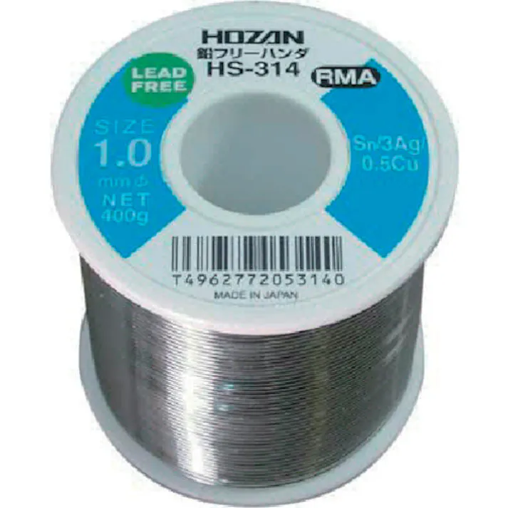 【CAINZ-DASH】ホーザン 鉛フリーハンダ 400g HS-314【別送品】