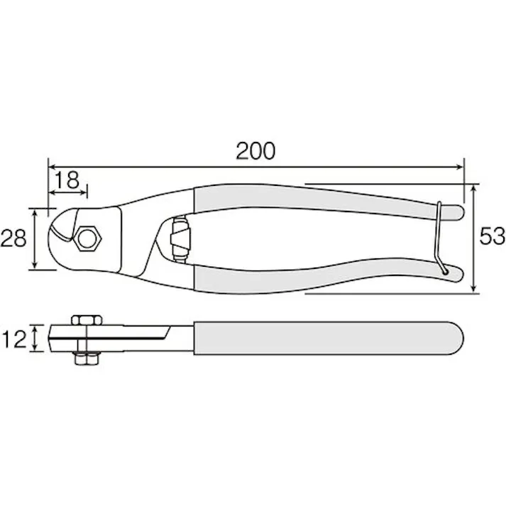 【CAINZ-DASH】ホーザン ワイヤーカッター N-16【別送品】