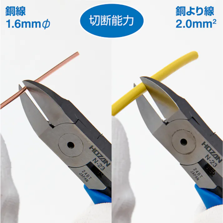 【CAINZ-DASH】ホーザン ニッパー N-23【別送品】