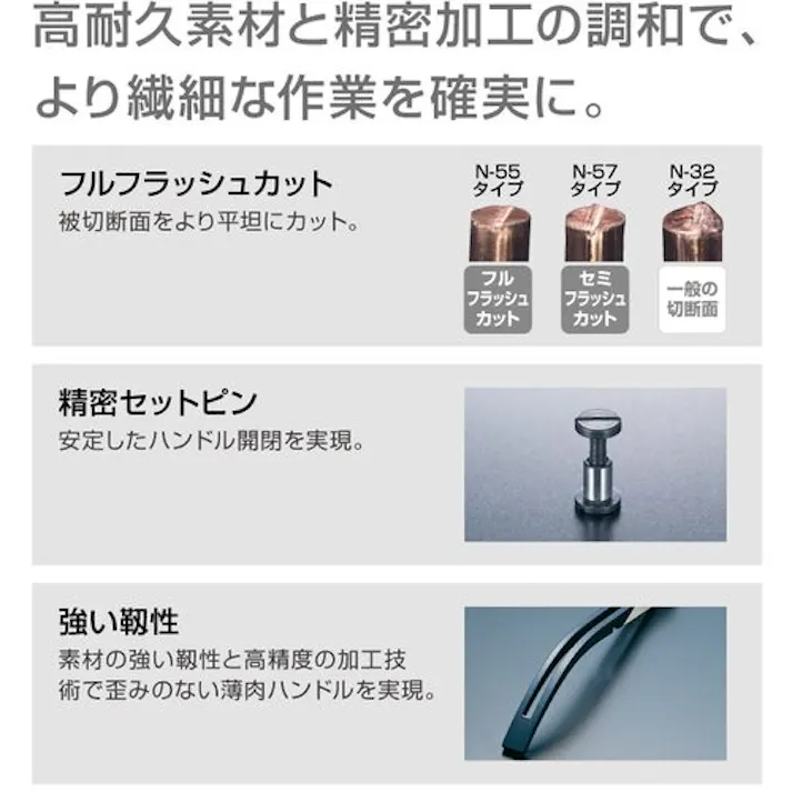 【CAINZ-DASH】ホーザン 精密プライヤー125mm P-51【別送品】