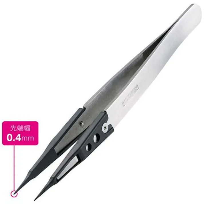 【CAINZ-DASH】ホーザン ESDチップピンセット P-641-S【別送品】