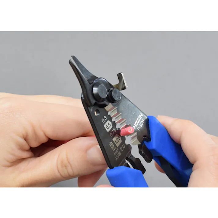 【CAINZ-DASH】ホーザン ワイヤーストリッパー細線用 P-977【別送品】