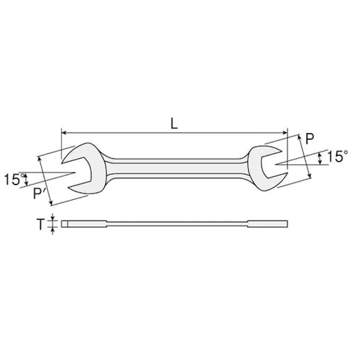 【CAINZ-DASH】ホーザン 6丁組スパナセット W-521【別送品】