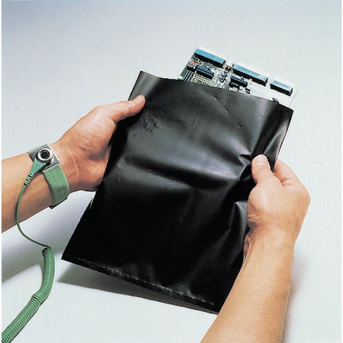 【CAINZ-DASH】ホーザン 静電気対策袋　ＥＳＤバッグ　導電性袋　１００×１５０ｍｍ　１Ｐｋ（袋）＝１０枚入 F-15-A【別送品】