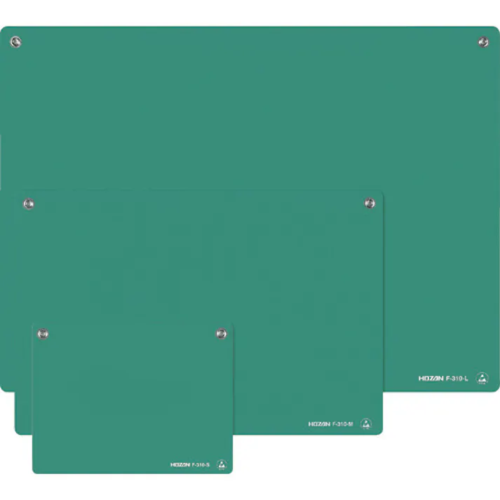 【CAINZ-DASH】ホーザン ESD卓上マット グリーン 450×330 F-310-L【別送品】