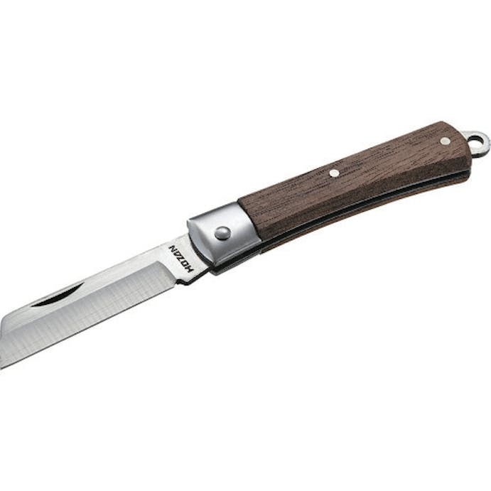 【CAINZ-DASH】ホーザン 電工ナイフ（折りたたみ式）　全長２０５ｍｍ（収納時１２２ｍｍ） Z-683【別送品】