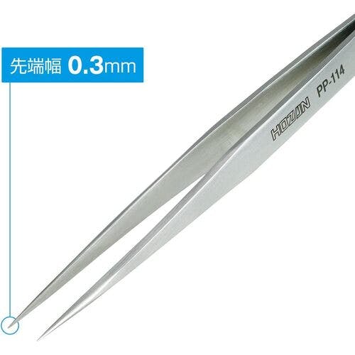 CAINZ-DASH】ホーザン ピンセット 全長140mm PP-114【別送品