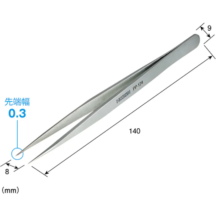 【CAINZ-DASH】ホーザン チタンピンセット PP-124【別送品】